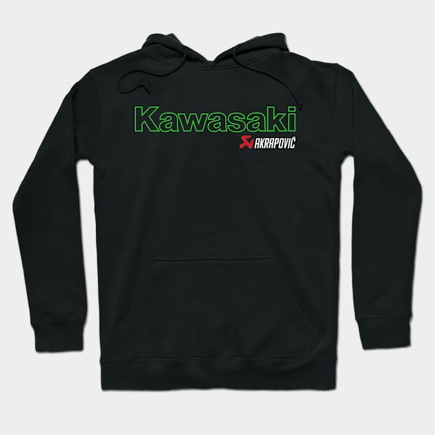 Kawasaki Akrapovic Hoodie by tushalb